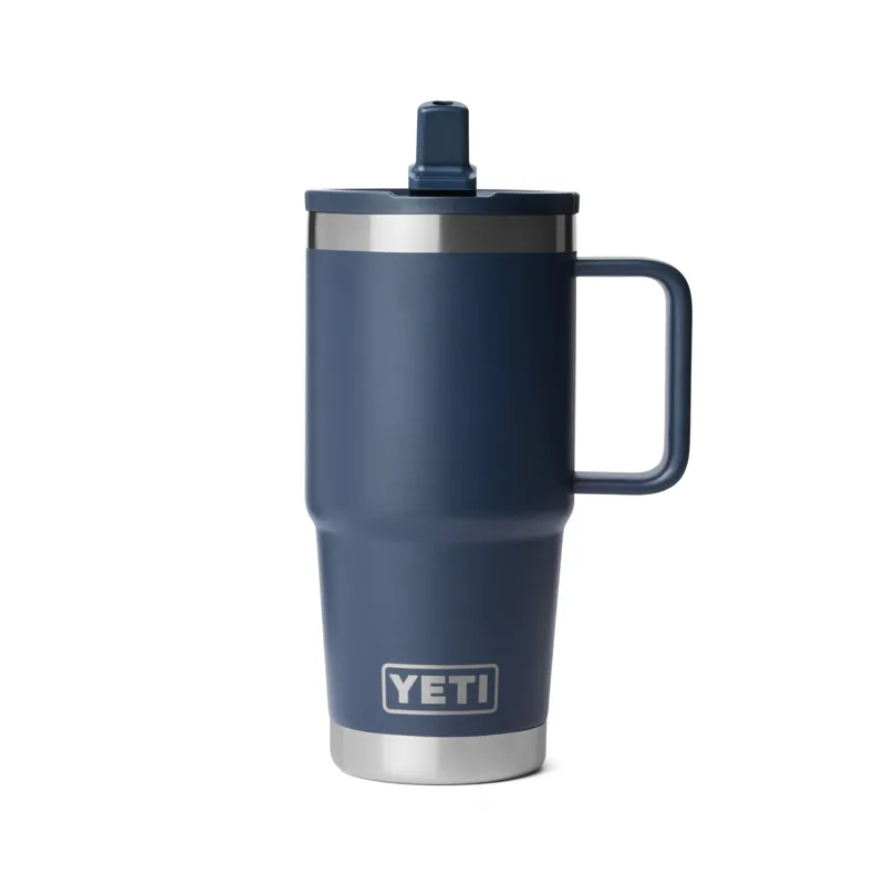 YETI Rambler 20oz Travel Straw Mug Navy