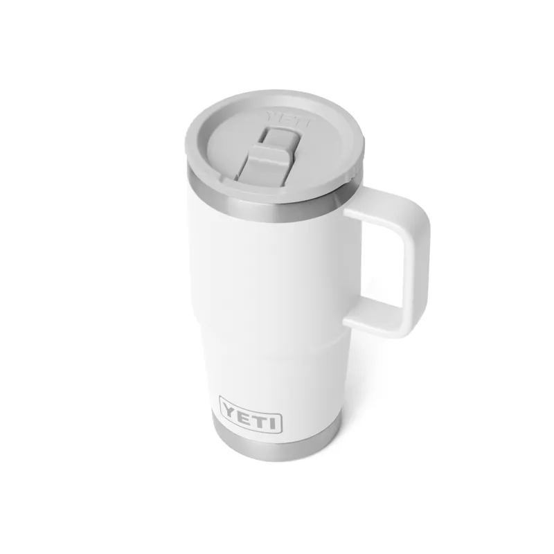 YETI Rambler 20oz Travel Straw Mug White-5