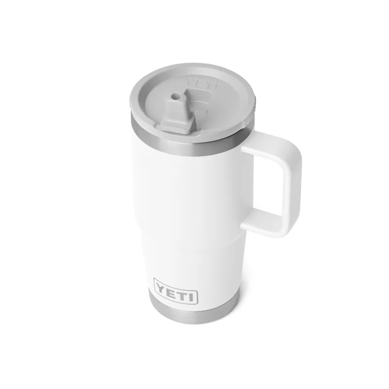 YETI Rambler 20oz Travel Straw Mug White-4