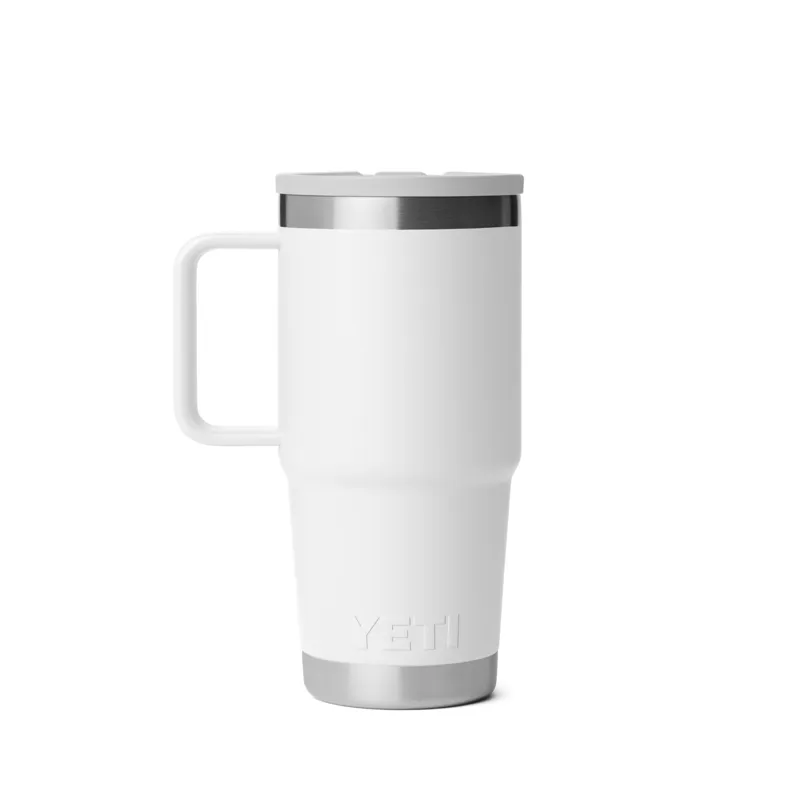 YETI Rambler 20oz Travel Straw Mug White-2