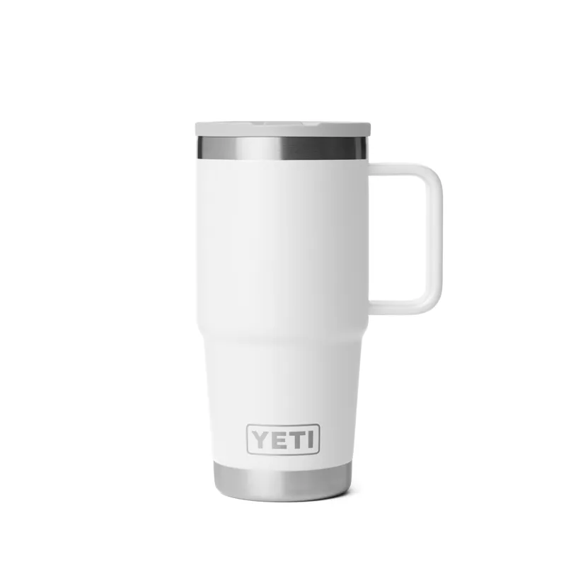 YETI Rambler 20oz Travel Straw Mug White-1