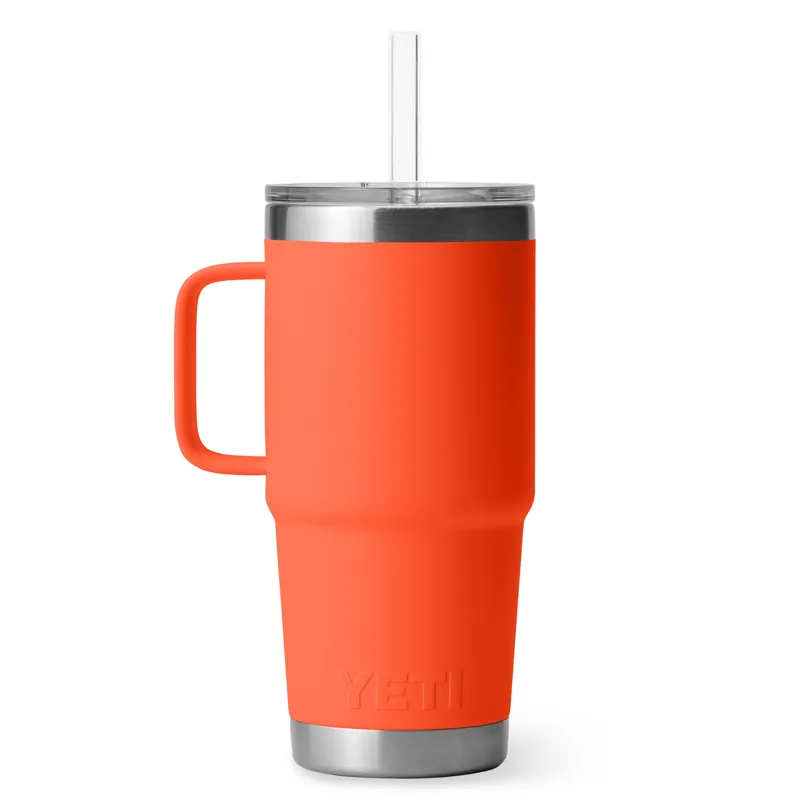 YETI Rambler 25oz Straw Mug Papaya-2