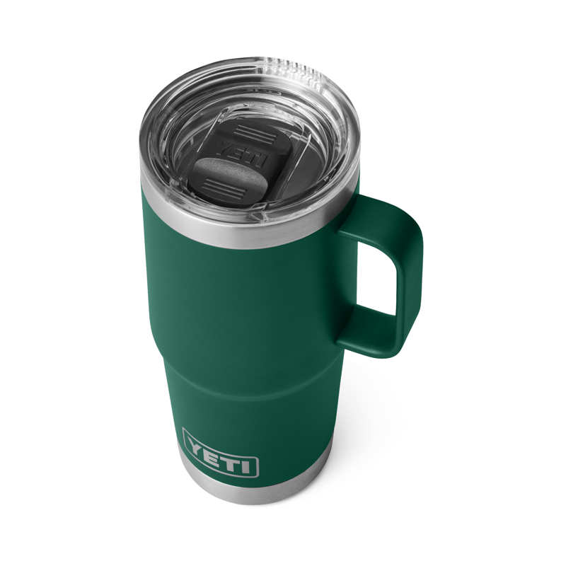 YETI Rambler 20oz Travel Mug Black Forest Green-1