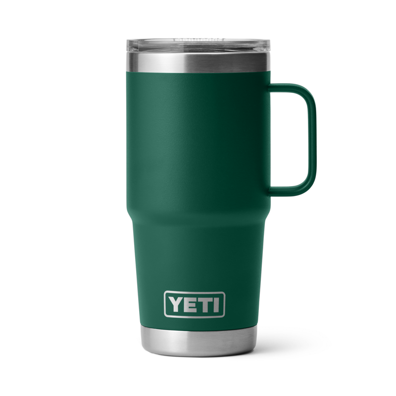 YETI Rambler 20oz Travel Mug Black Forest Green