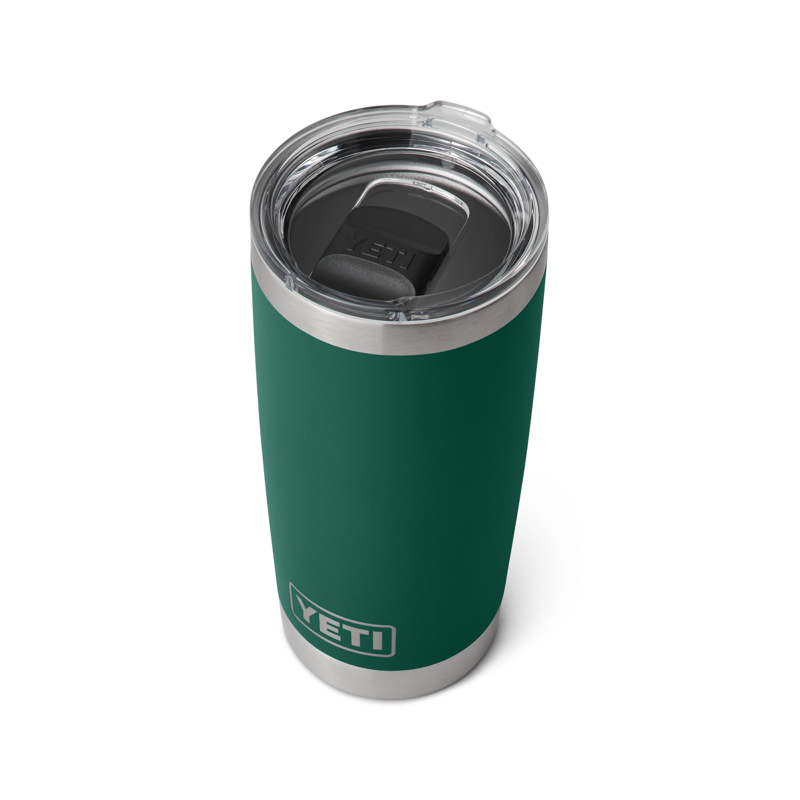 YETI Rambler 20oz Tumbler Black Forest Green-1