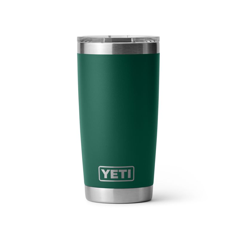 YETI Rambler 20oz Tumbler Black Forest Green