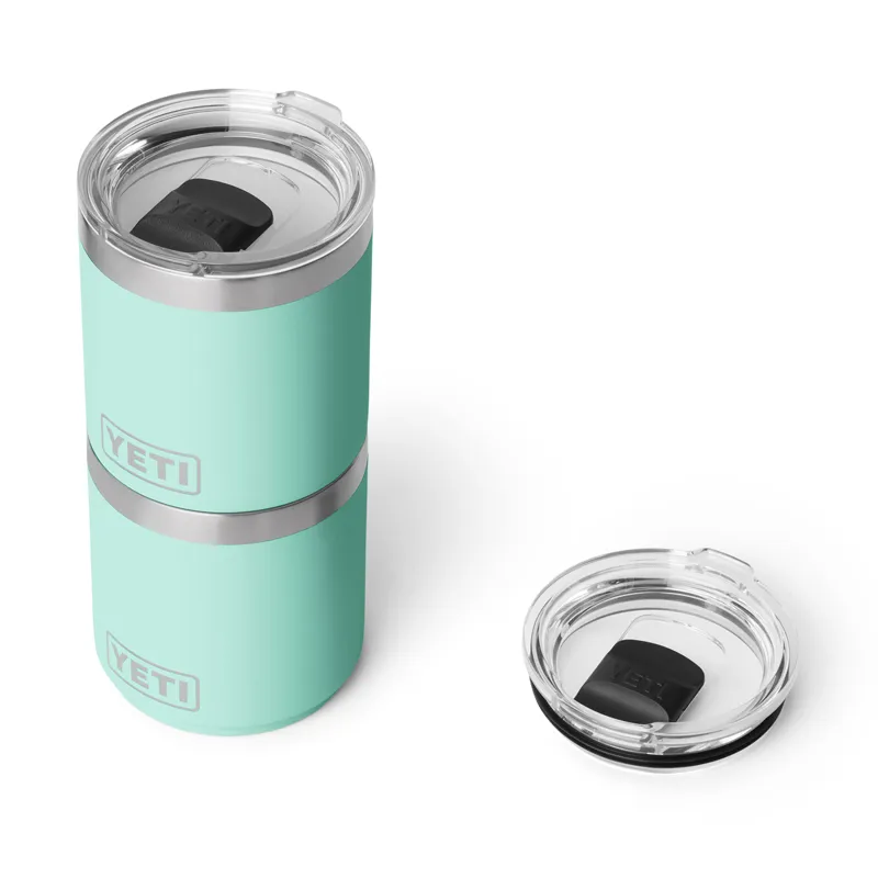 YETI Rambler 10oz Ceramic Lining Lowball Tumbler Seafoam-5