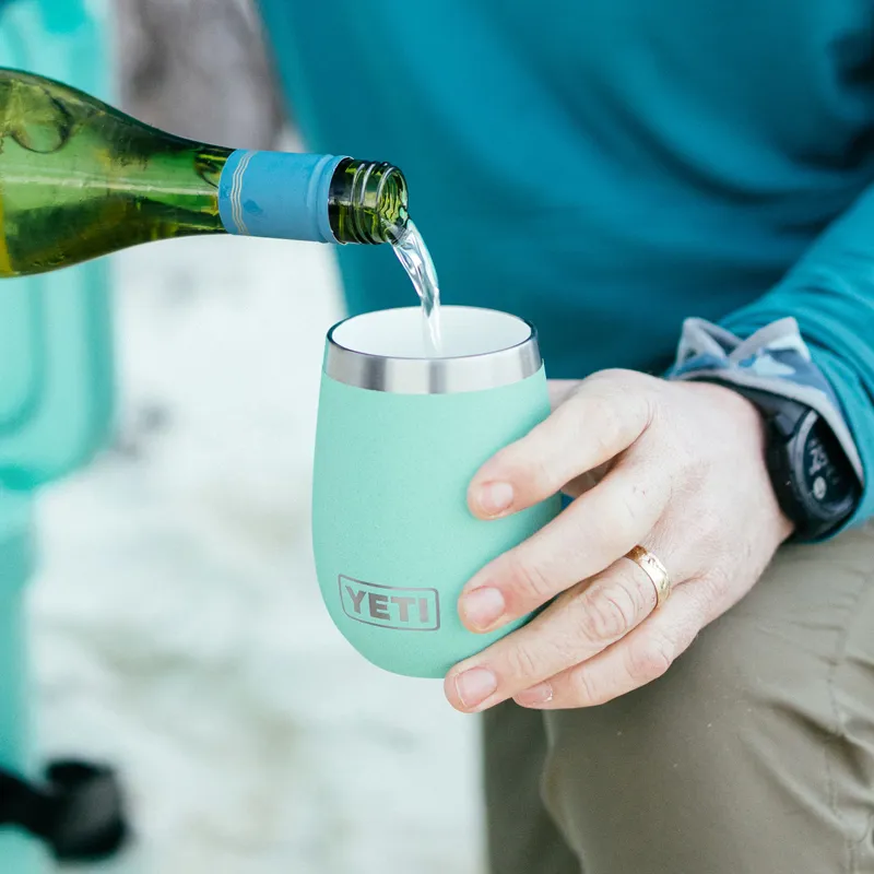 YETI Rambler 10oz Ceramic Lining Wine Tumbler Seafoam-3