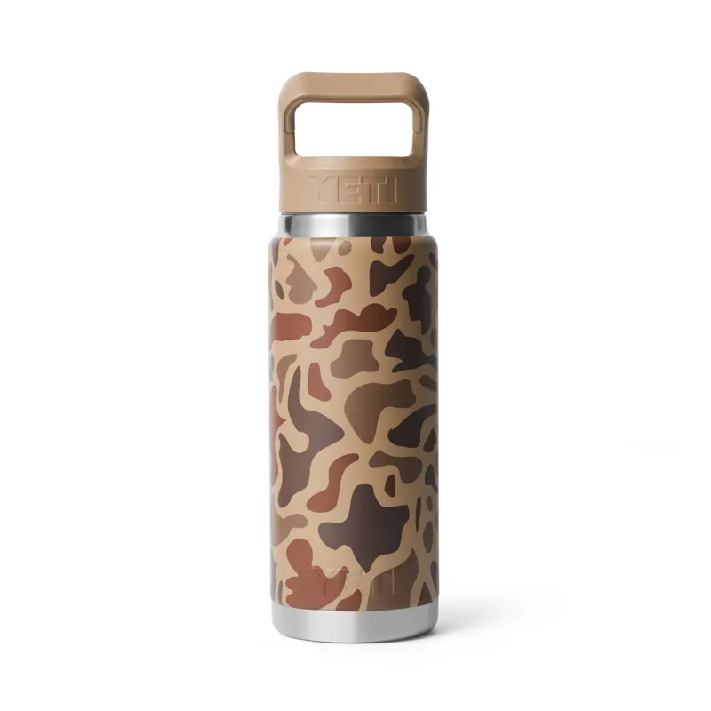 YETI Rambler 26oz Colour Straw Bottle Wetlands Camo-2