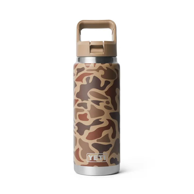 YETI Rambler 26oz Colour Straw Bottle Wetlands Camo-1