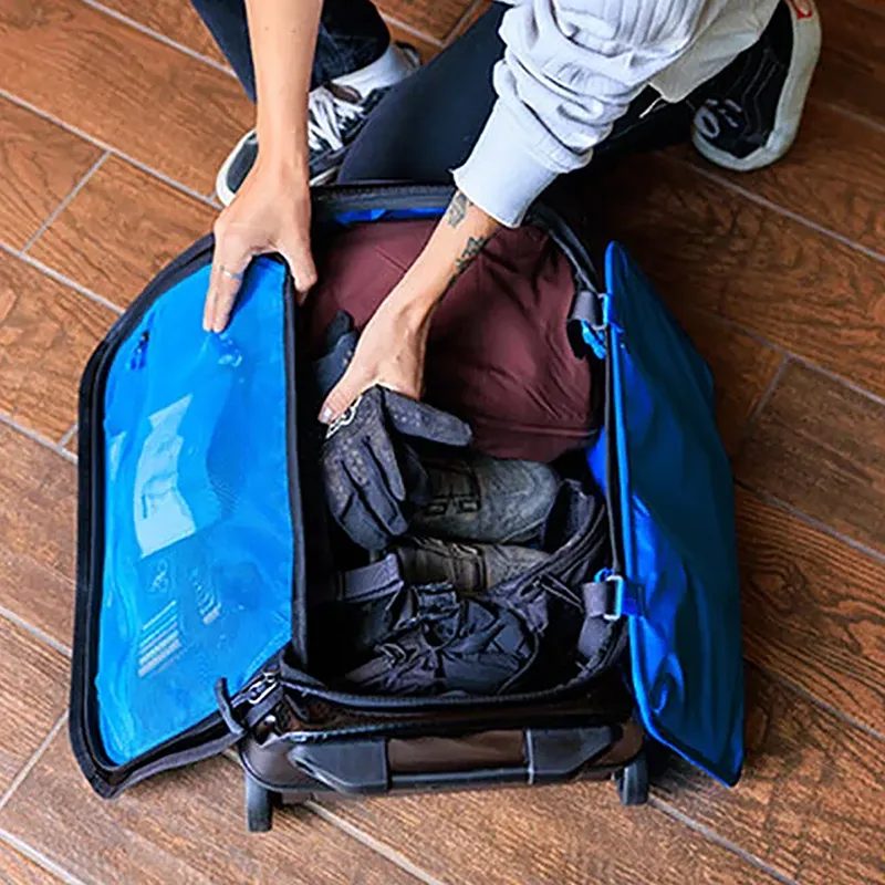 Gregory Alpaca Wheeled Duffel 100L Obsidian Black-13