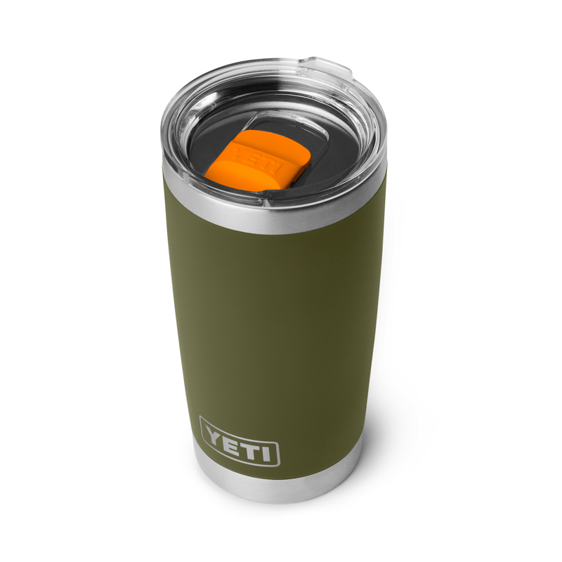 YETI Rambler 20oz Tumbler Olive/King Crab Orange-2