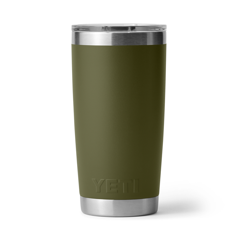 YETI Rambler 20oz Tumbler Olive/King Crab Orange-1