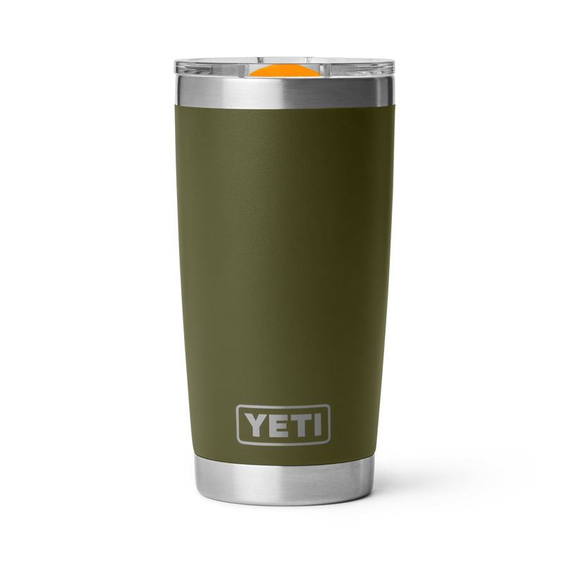 YETI Rambler 20oz Tumbler Olive/King Crab Orange