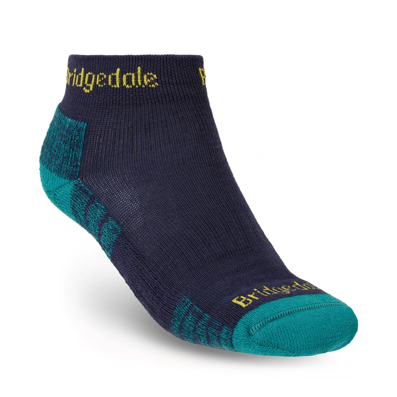 Bridgedale Men's Hike Lightweight Merino Performance Ankle Socks Petrol