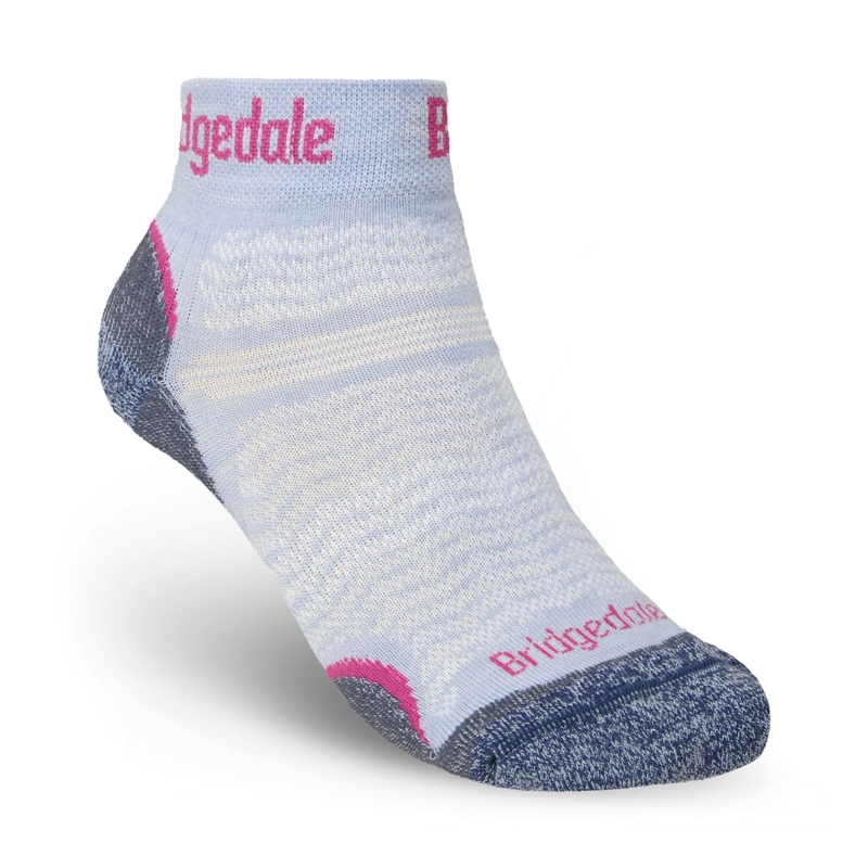 Bridgedale Women's Hike Ultra Light Merino Performance Ankle Socks Blue