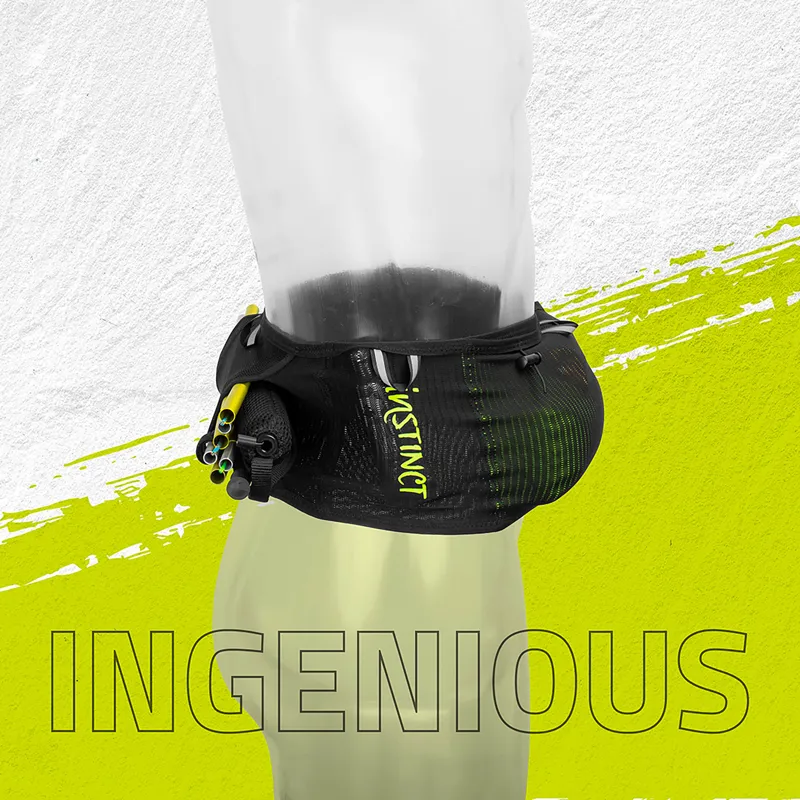 Instinct Reflex 2.5L Running Belt Black Green-13