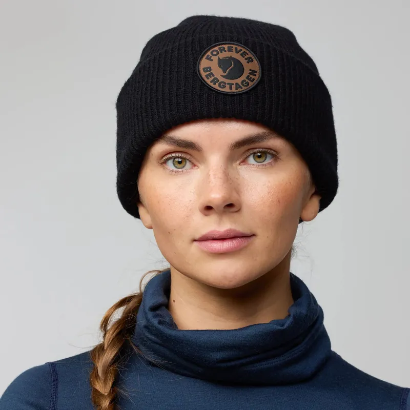 Fjallraven Bergtagen Forever Wool Beanie Black-3