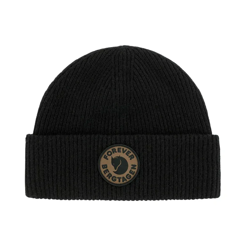 Fjallraven Bergtagen Forever Wool Beanie Black-2