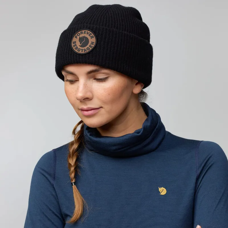 Fjallraven Bergtagen Forever Wool Beanie Deep Forest-3