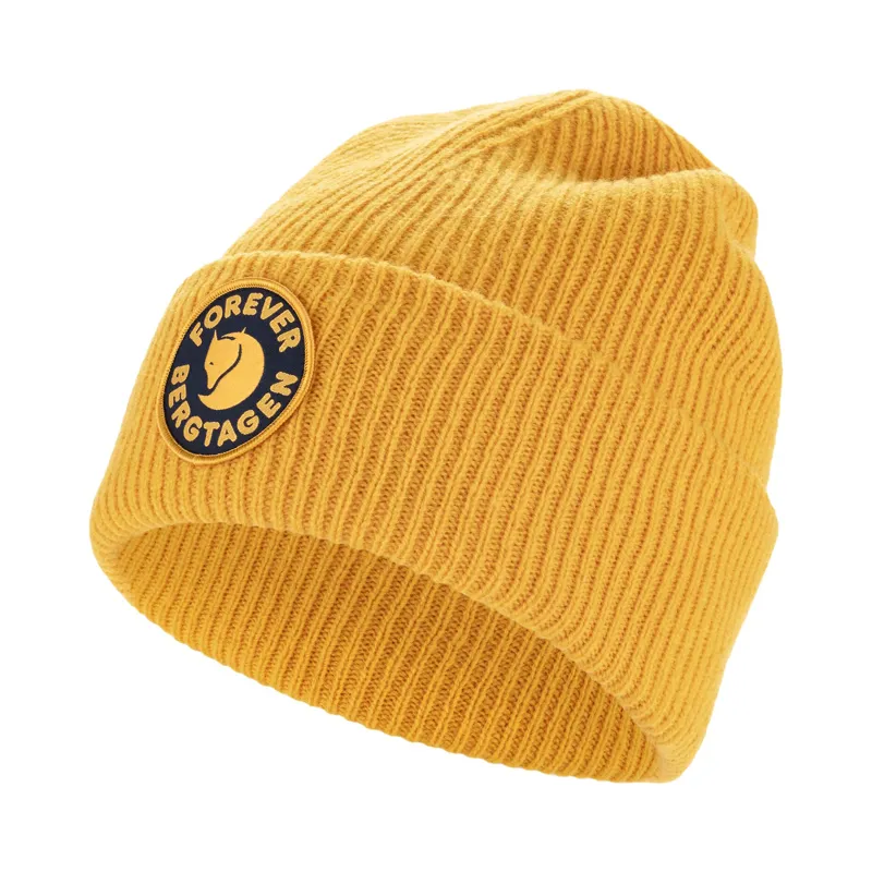 Fjallraven Bergtagen Forever Wool Beanie Mustard Yellow