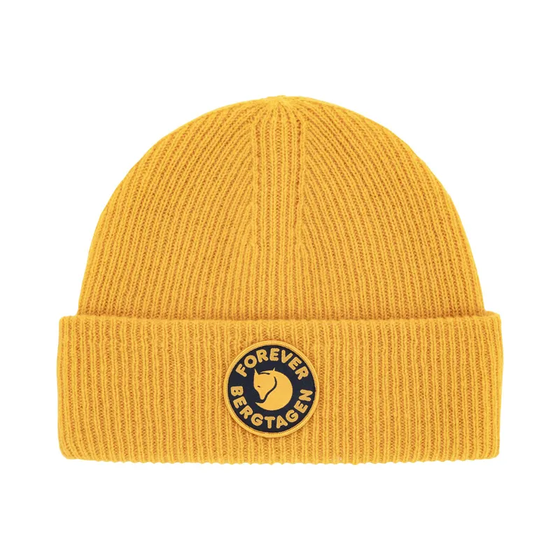 Fjallraven Bergtagen Forever Wool Beanie Mustard Yellow-2