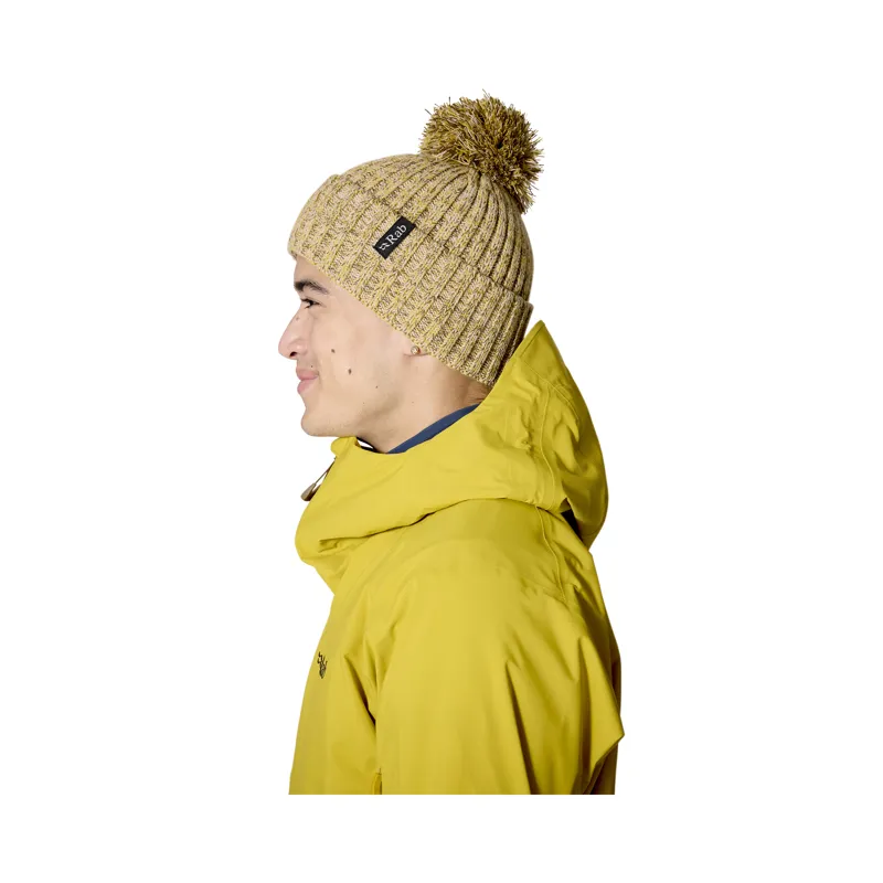 Rab Kharve Bobble Beanie Dark Pollen / Pebble-4