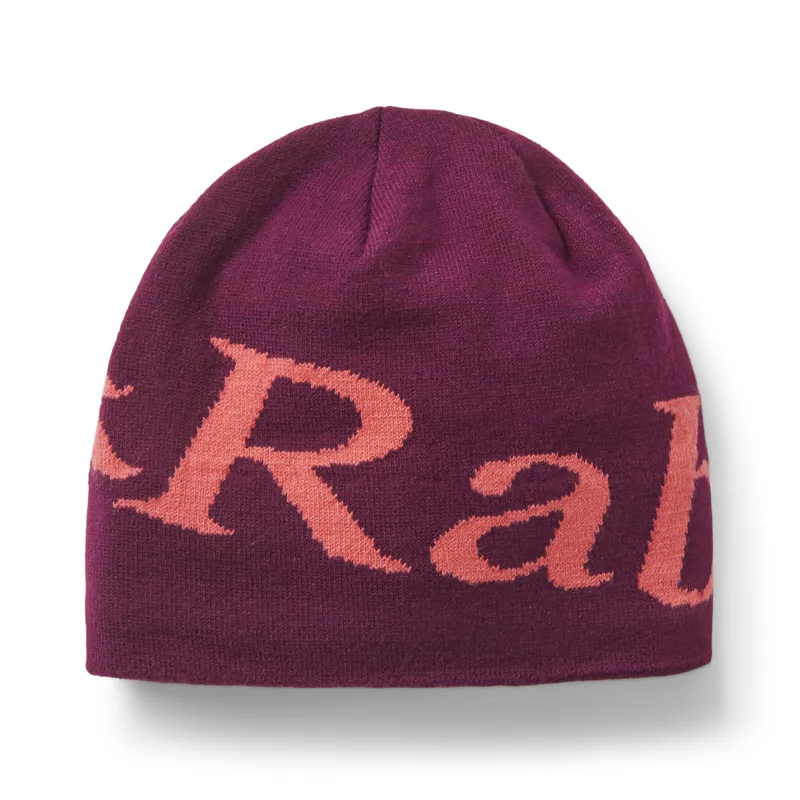 Rab Logo Beanie Mulberry / Hibiscus