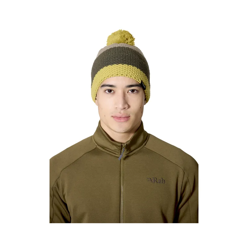 Rab Monzino Bobble Beanie Army-1