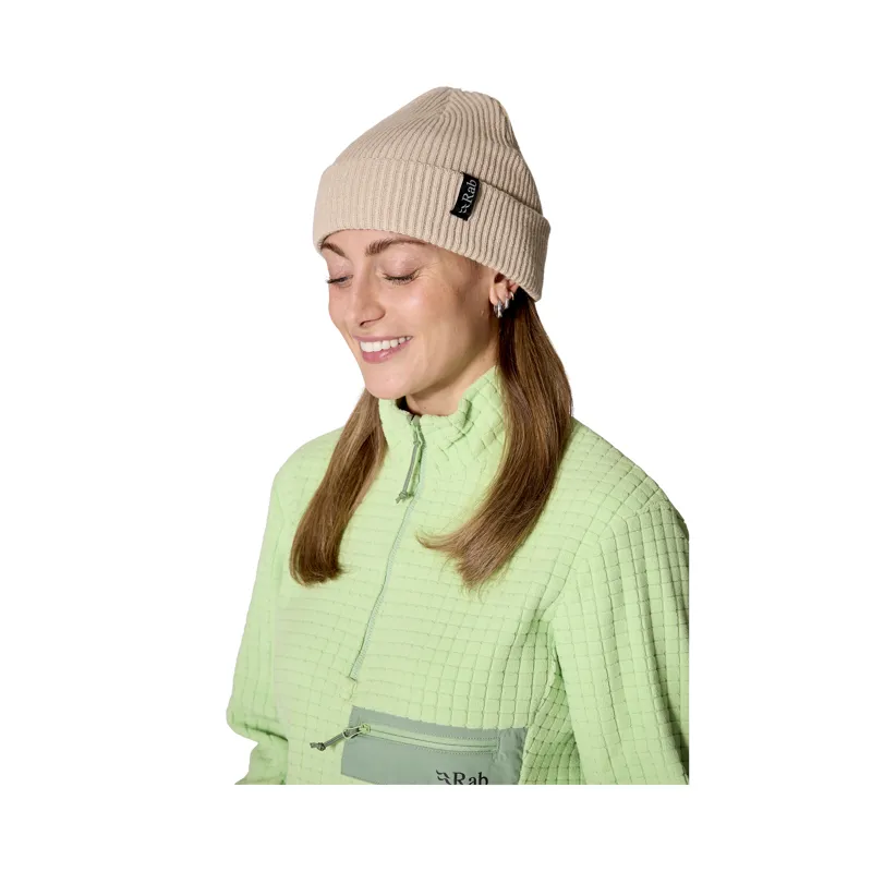 Rab Perimeter Rolled Beanie Pebble-1