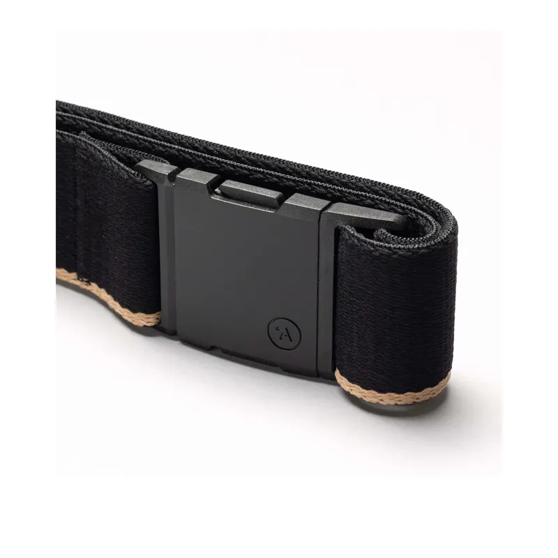 Arcade Belts Unisex Blackwood A2 Stretch Belt Webbing Belt Black / Sand-1