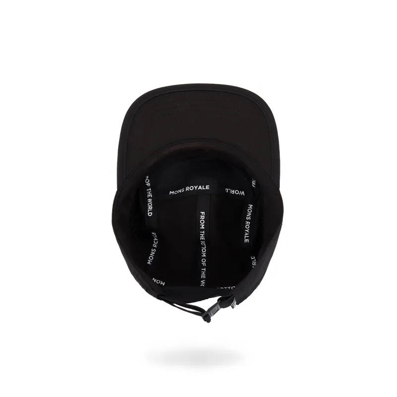 Mons Royale Unisex Velocity Trail Cap Black-2