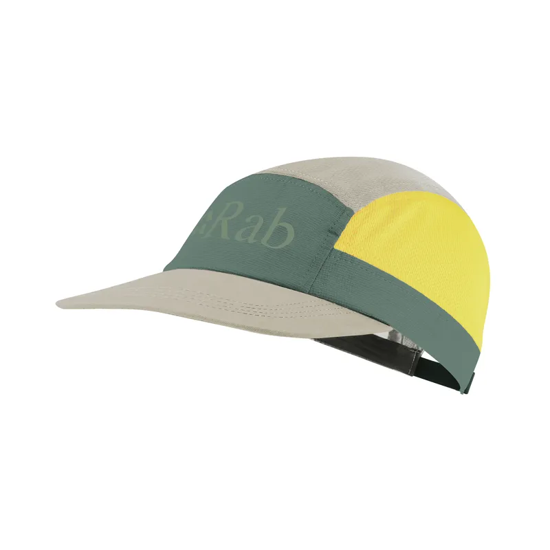 Rab Momentum 5 Panel Cap Sage/ Pebble/ Pollen