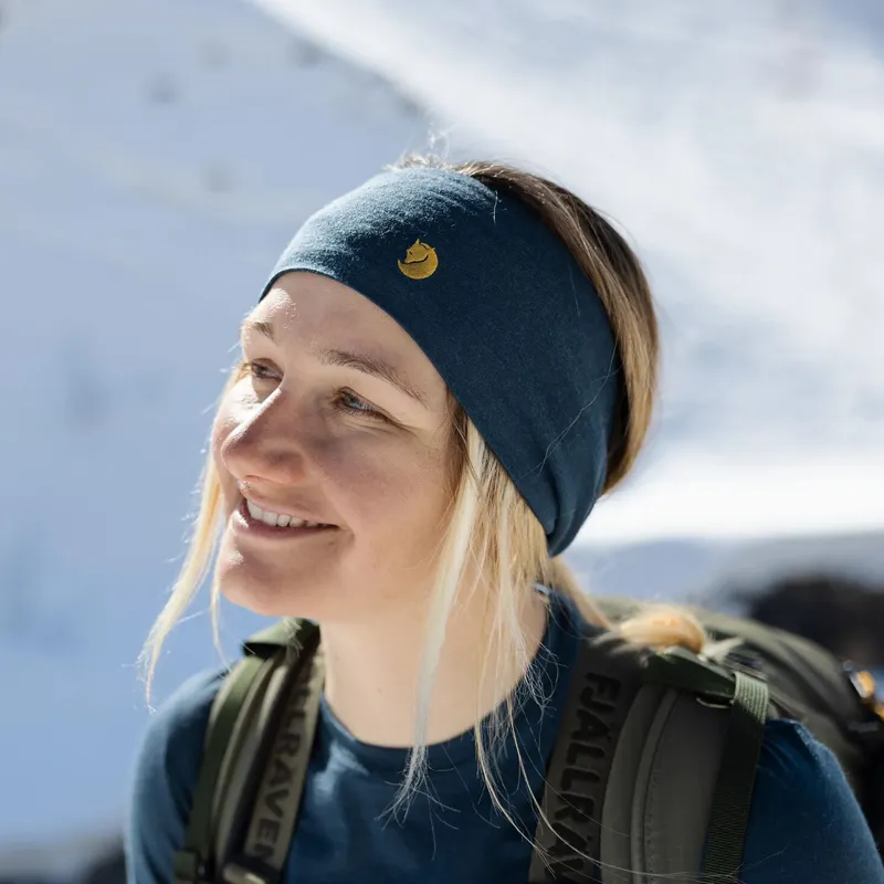 Fjallraven Bergtagen Merino Headband Black-6