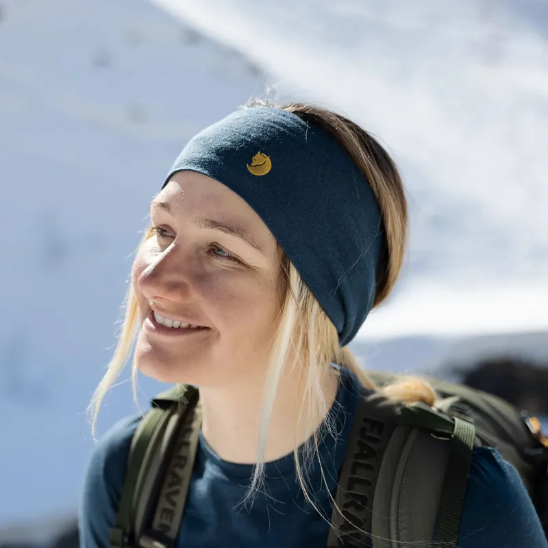 Fjallraven Bergtagen Merino Headband Mountain Blue-7