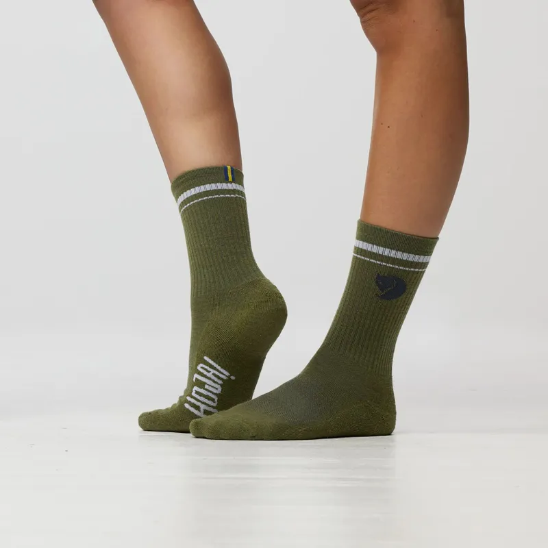 Fjallraven Hoja Socks Green-2
