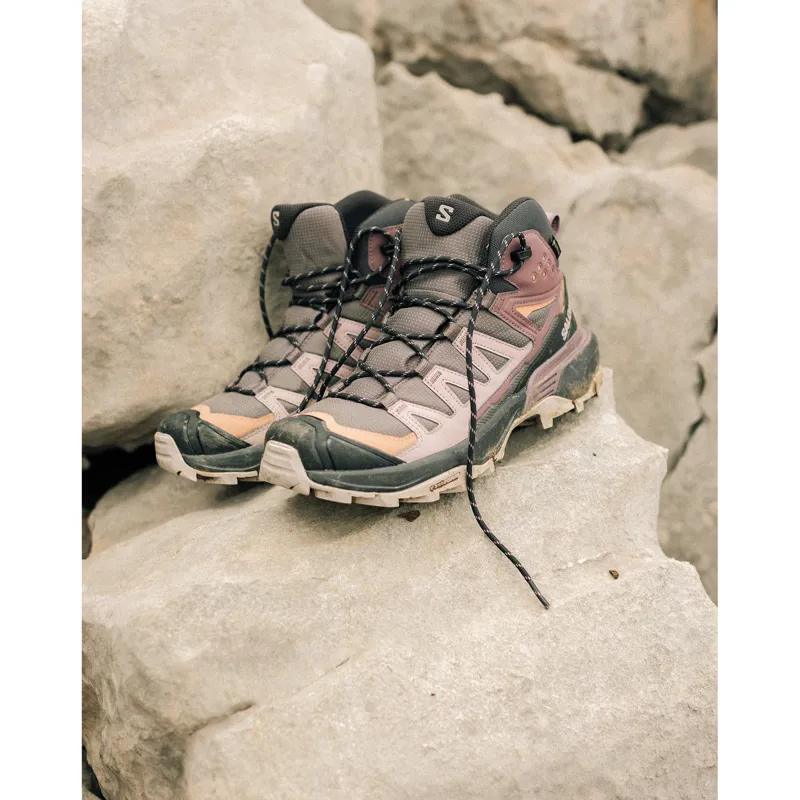 Salomon Women's X Ultra 360 Mid GTX Sedona Sage / Urban Chic-12