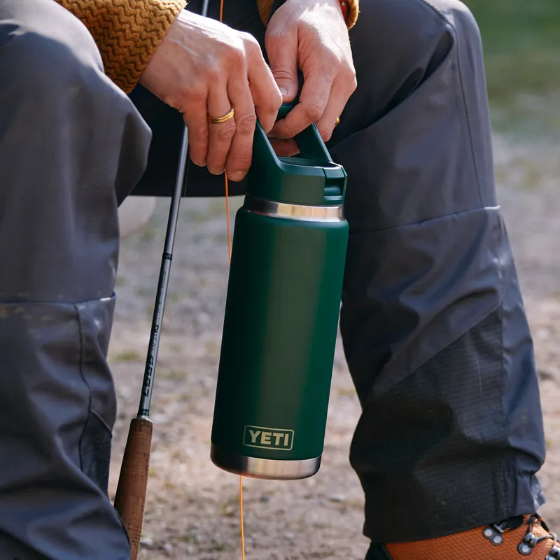 YETI Rambler 18oz Colour Straw Bottle Black Forest Green-5