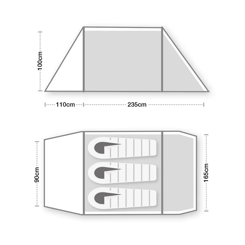 Wild Country Hoolie Compact 3 Tent-1