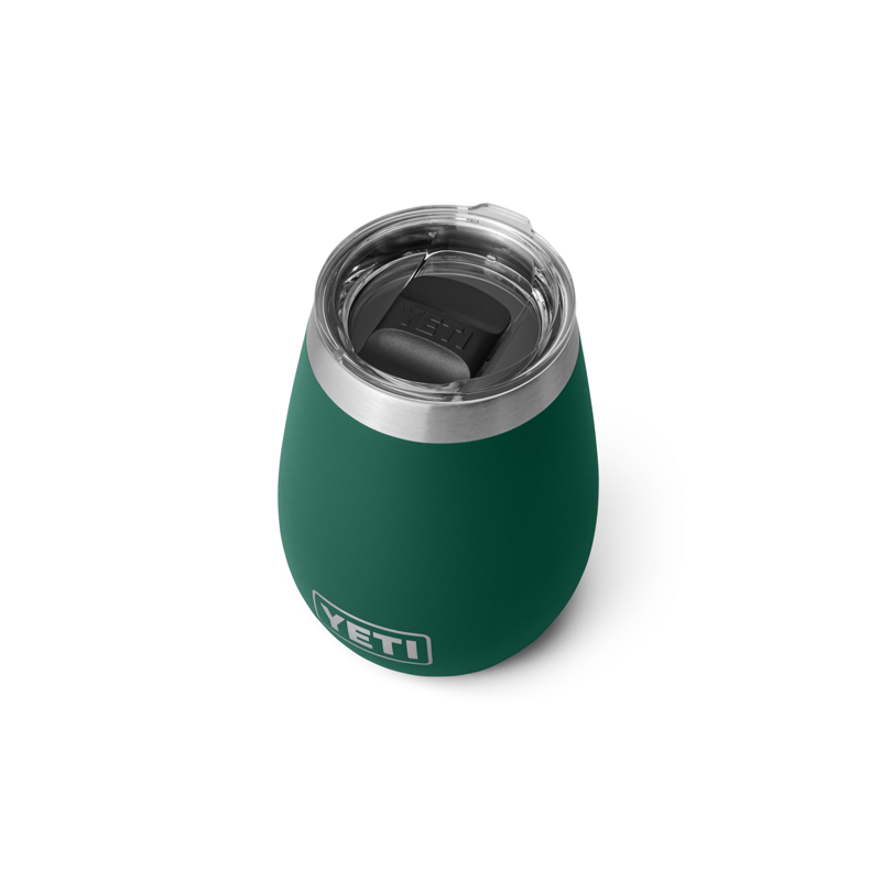 YETI Rambler 10oz Wine Tumbler 2.0 Black Forest Green-2