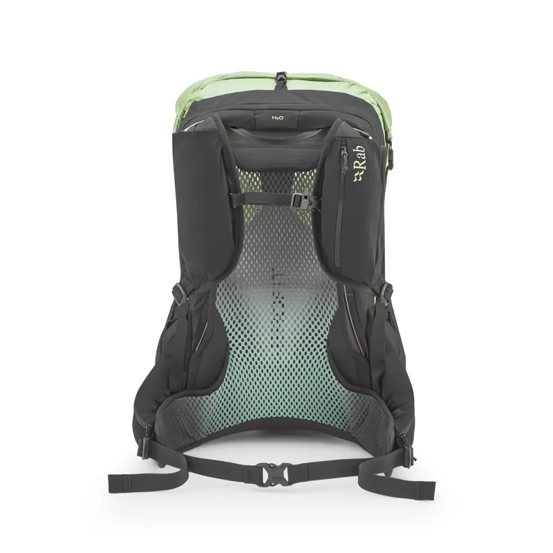 Rab Women's Syclon XP 28ND Black / Dark Fig Green-3