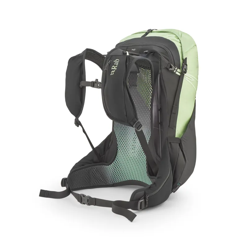 Rab Women's Syclon XP 28ND Black / Dark Fig Green-1