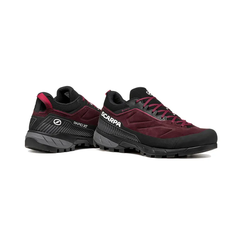 Scarpa Women's Rapid XT GTX Approach Shoes Temeraire / Rasberry-3