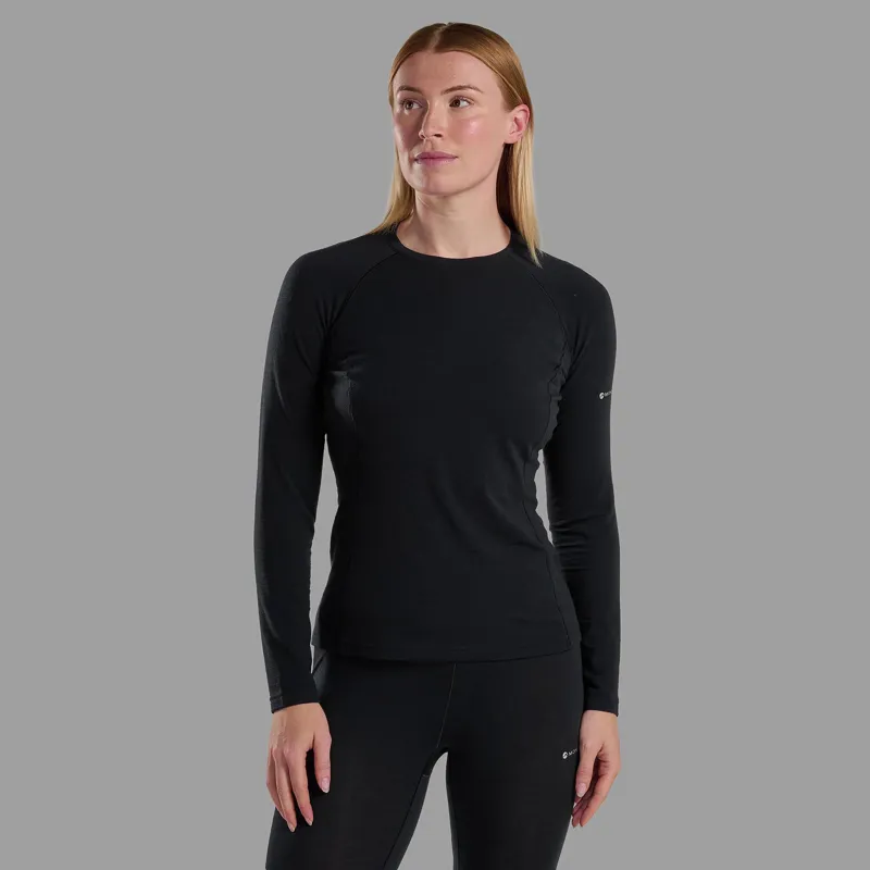 Montane Women's Malli Long Sleeve T-Shirt Black-1