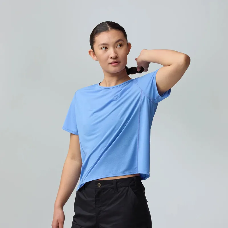 Fjallraven Women's Abisko Lite SS Chalk Rose-2