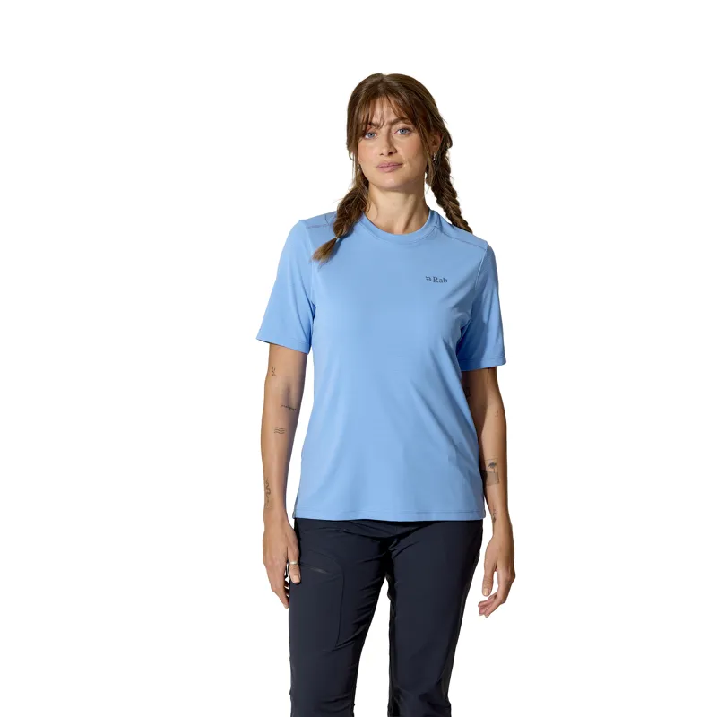 Rab Women's Force Tee Bluebird-2
