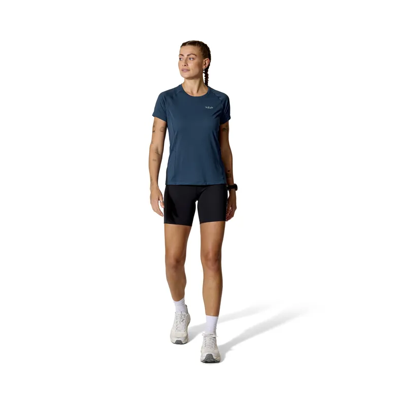 Rab Women's Sonic Tee Tempest Blue-3