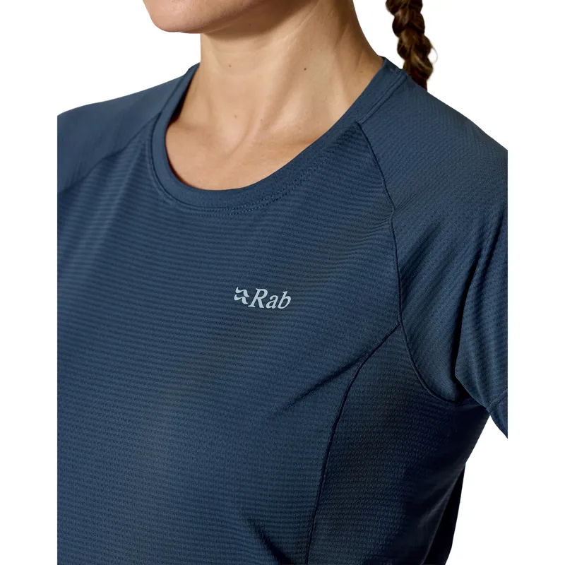 Rab Women's Sonic Tee Tempest Blue-5