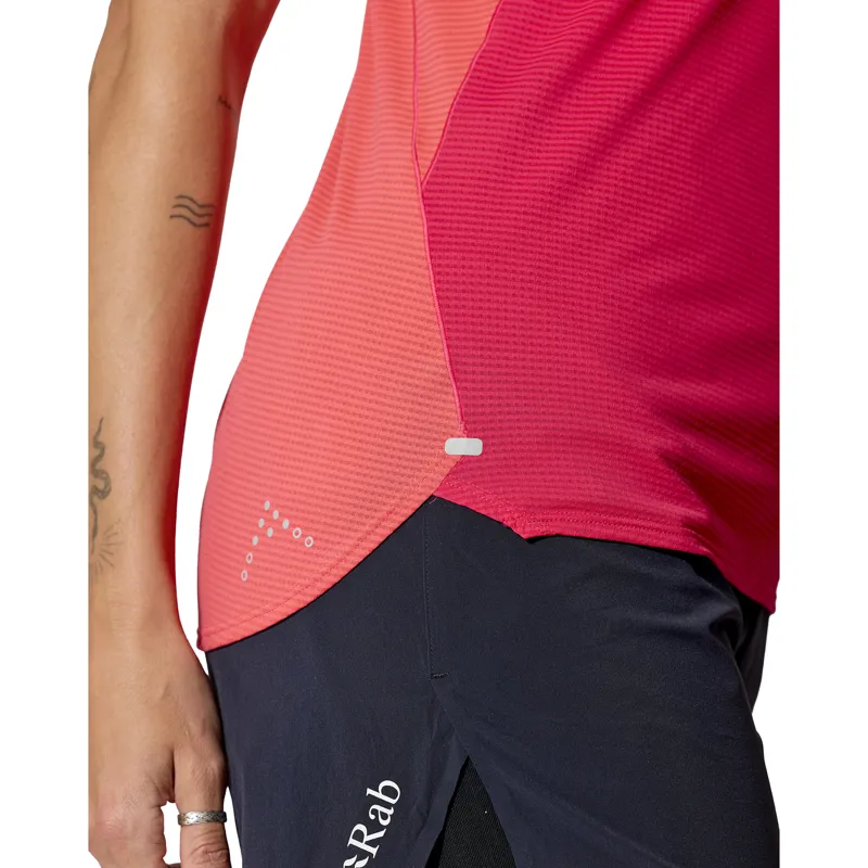 Rab Women's Sonic Ultra Tee Watermelon / Hibiscus-9