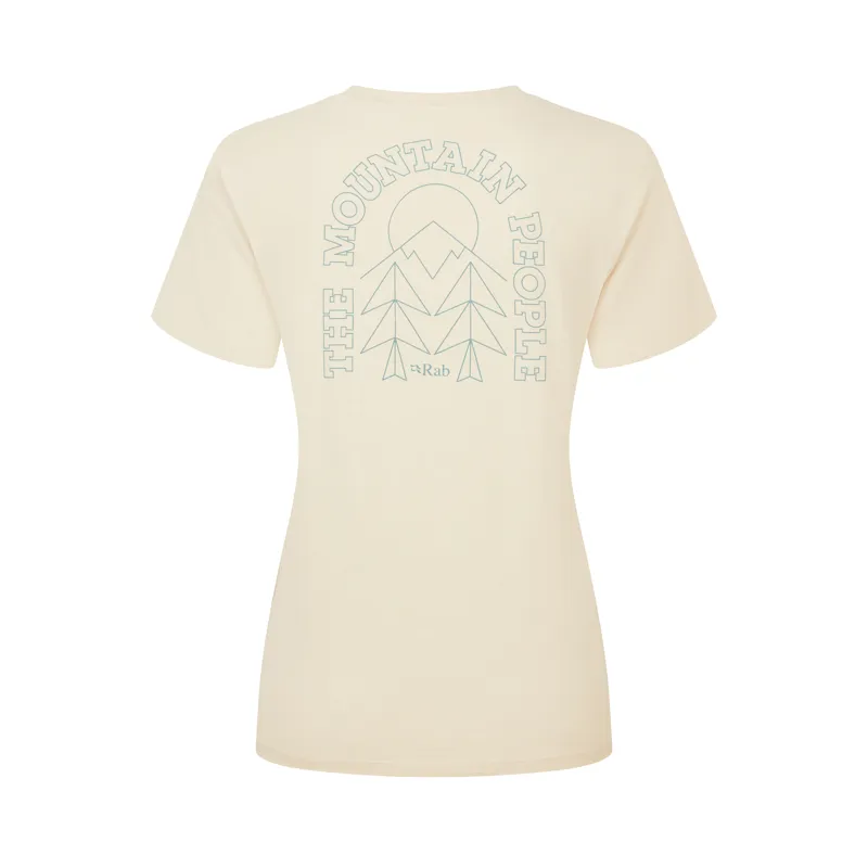 Rab Women's Tuku Cirque Tee Ecru-2